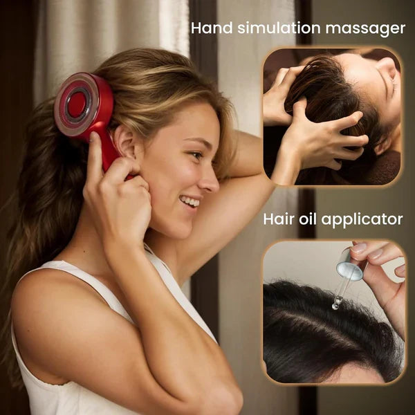 Scalp Massager - Red Light Massaging Brush